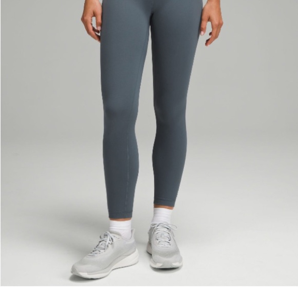 Lululemon Wunder Train Leggings in Oil Grey